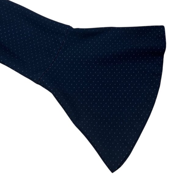 Lauren Ralph Lauren Black Polka Dot Ponte Dress Bell Sleeves Size 14 - Picture 6 of 7